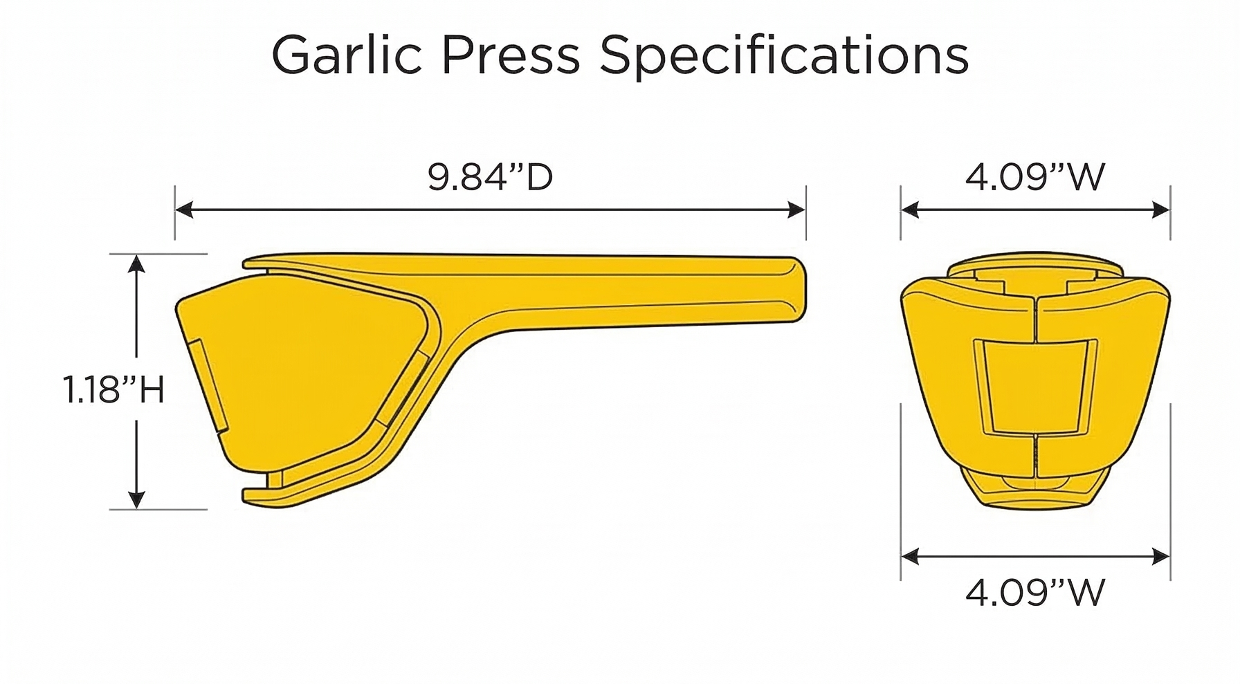 Dreamfarm Original Lemon Fluicer Easy-Squeeze Fold-Flat Citrus Juicer - 10 Inch, Suits Lime & Lemon