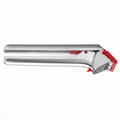 Dreamfarm Garject 2-In-1 Garlic Peeler, Garlic Press & Mincer with Garlic Peel Ejector, Chrome-Plated Zinc - Red