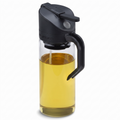 Dreamfarm Oileroo 3-In-1 Glass Oil Pourer, Sprayer & Doser - 1 Tablespoon Spray/Dose - Black