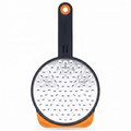 Dreamfarm Ograte Two-Sided Coarse Food & Vegetable Speed-Grater with Non-Slip Bowl Hook & Foot - 6mm Coarse Grater, Orange