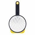 Dreamfarm Ograte Two-Sided Medium Food & Vegetable Speed-Grater with Non-Slip Bowl Hook & Foot - 3mm Medium Grater, Yellow