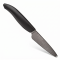 Kyocera Advanced Ceramic Revolution Series 3-inch Paring Knife, Black Blade