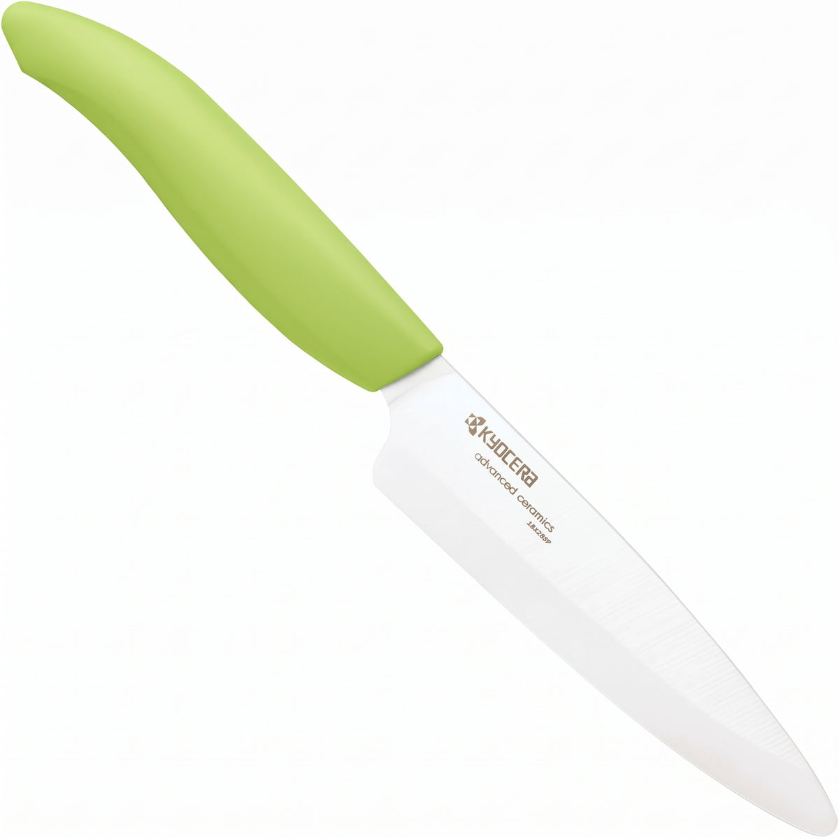 Kyocera Revolution 4-1/2-inch Utility Ceramic Knife, Green Handle, White Blade