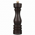 Cole & Mason London Refillable Spice Mill - Kitchen & Home Accessory - Table Black Pepper Grinder - Pepper Mill with Carbon Steel Mechanism - 8", Chocolate Wood