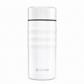 Kyocera Travel Mug with Twist Top, 12oz, Pearl White
