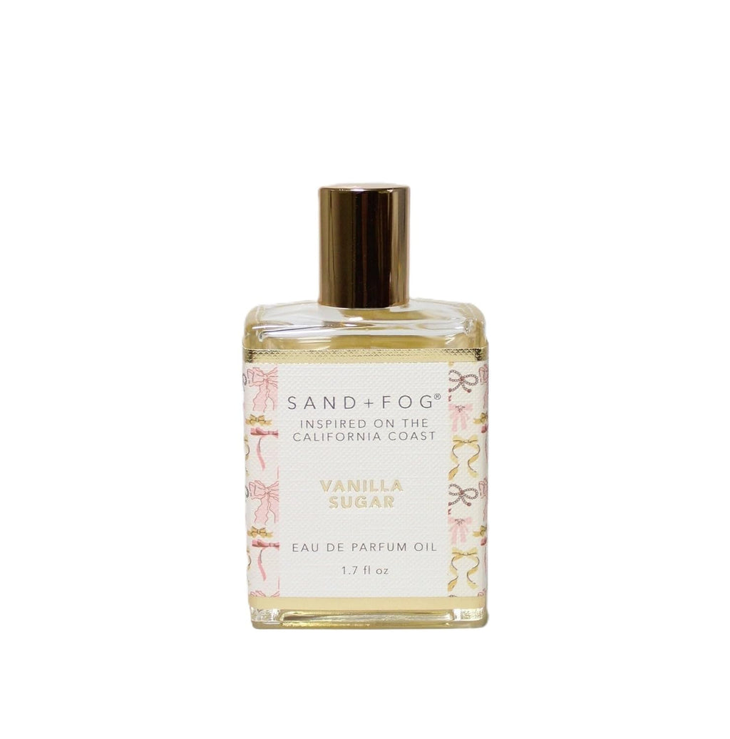 Sand + Fog Vanilla Sugar Eau de Parfum Oil, California Coast Inspired, 1.7 fl oz Rollerball
