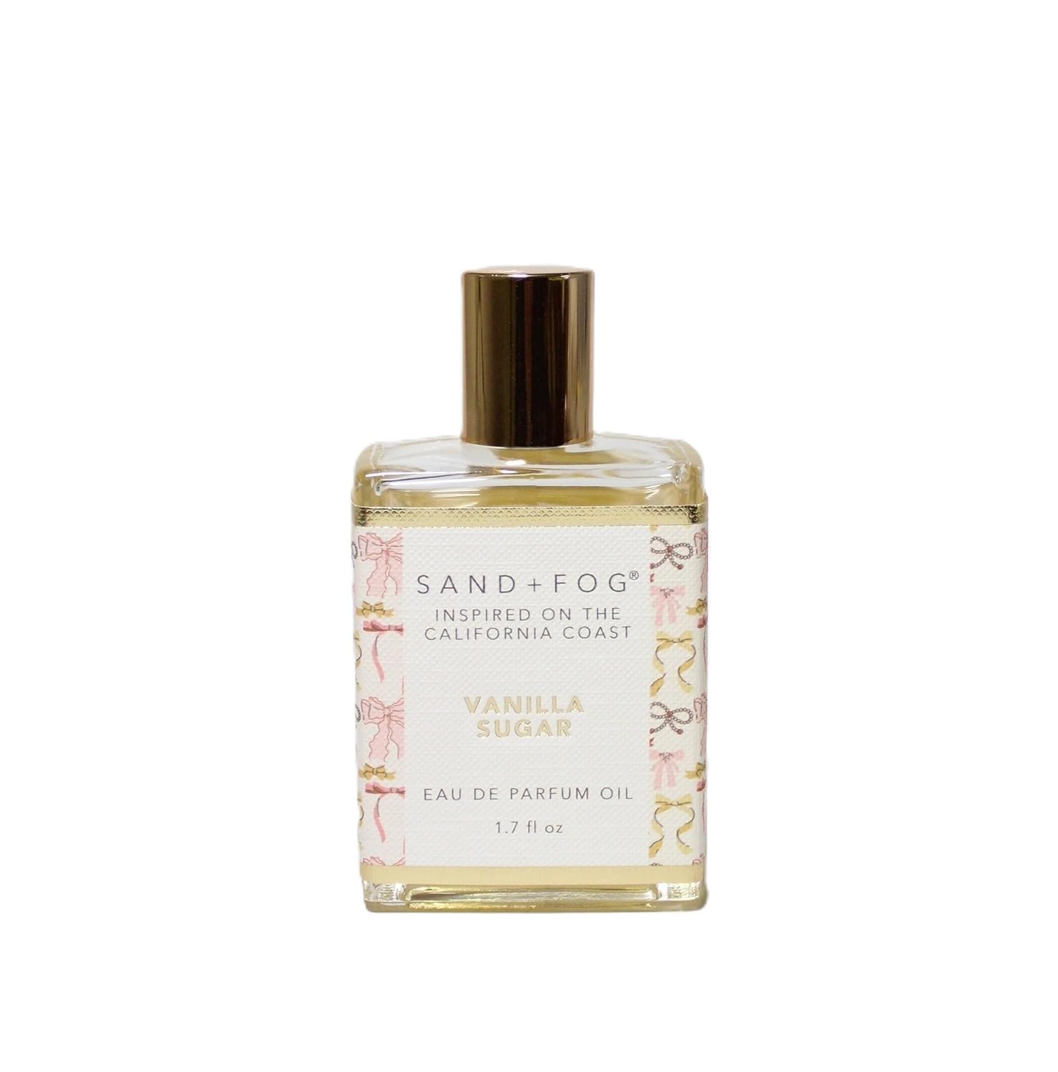 Sand + Fog Vanilla Sugar Eau de Parfum Oil, California Coast Inspired, 1.7 fl oz Rollerball