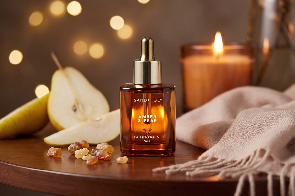 Amber & Pear 50 ml Perfume Oil Dropper