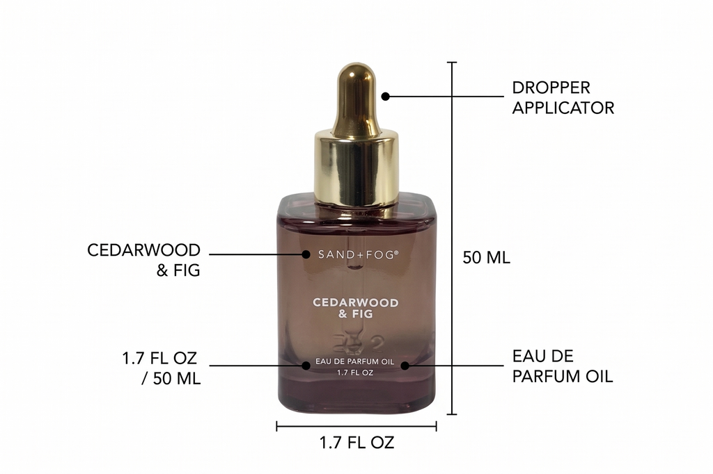 Cedarwood & Fig 50 ml Perfume Oil Dropper