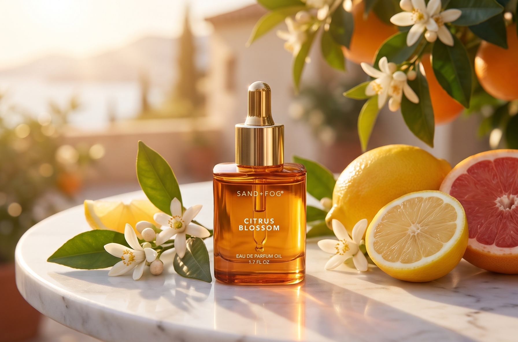 Sand + Fog Citrus Blossom Eau de Parfum Oil Dropper, 1.7 fl oz