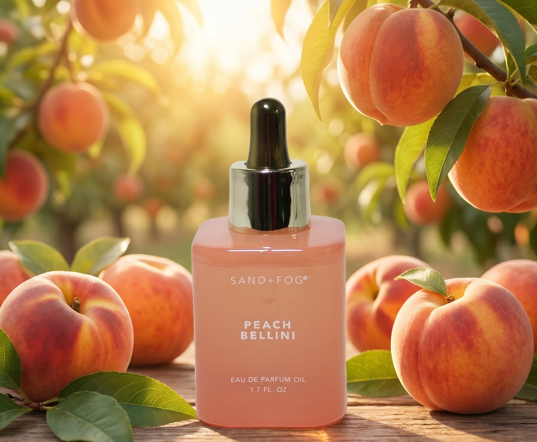 Sand + Fog Peach Bellini Perfume Oil Dropper 1.7 fl oz