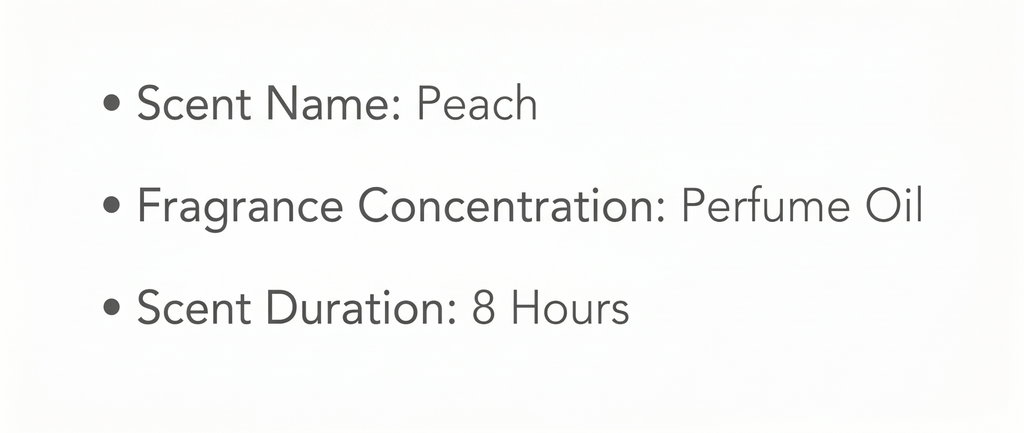 Sand + Fog Peach Bellini Perfume Oil Dropper 1.7 fl oz