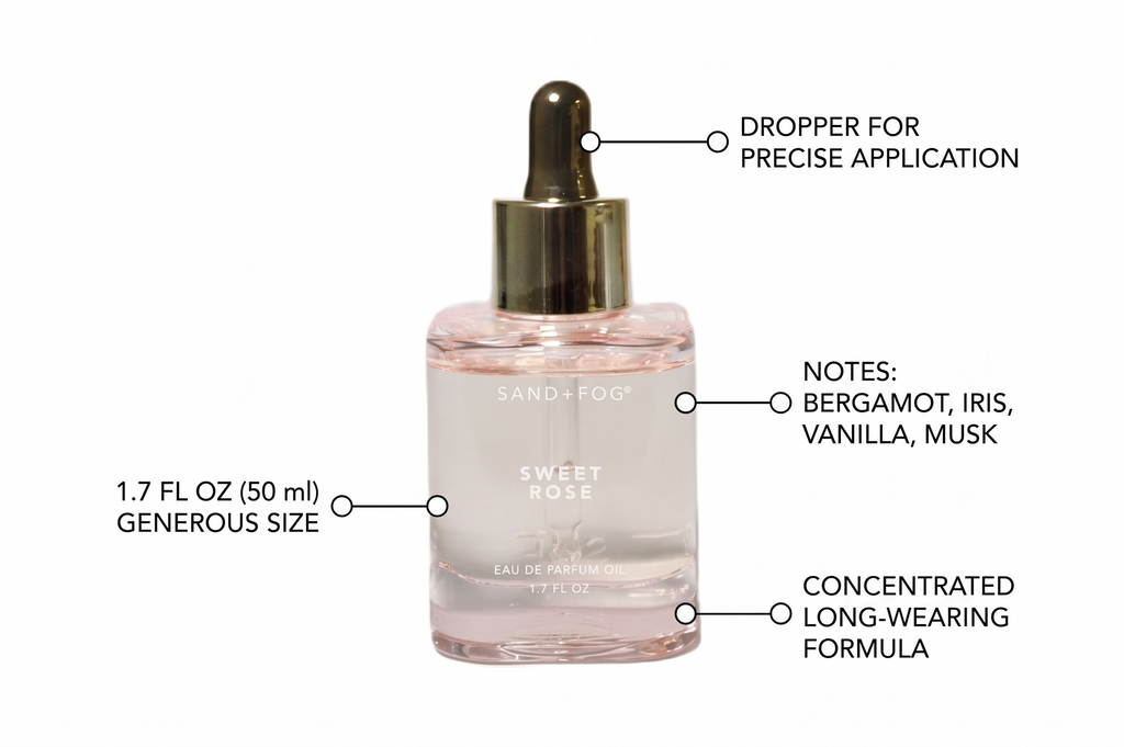 Sweet Rose 50 ml Perfume Oil Dropper