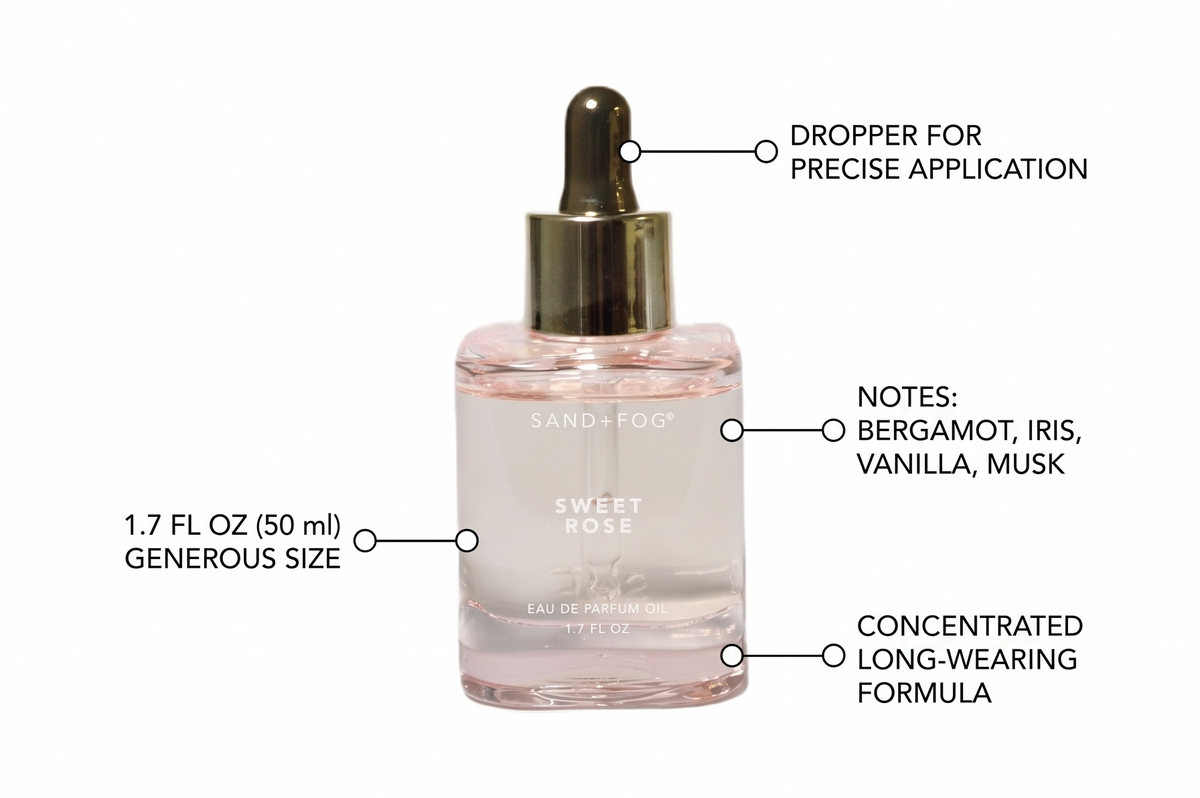 Sweet Rose 50 ml Perfume Oil Dropper