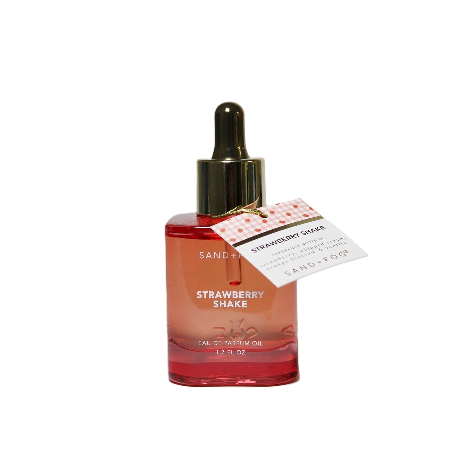 Sand + Fog Strawberry Shake Eau de Parfum Oil, 1.7 FL OZ, Dropper Bottle