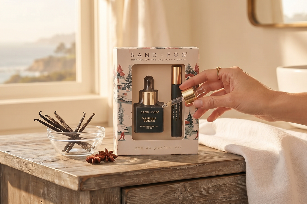 Sand + Fog Vanilla & Amber Eau de Parfum Oil, 1.7oz 50ml, Dropper Bottle