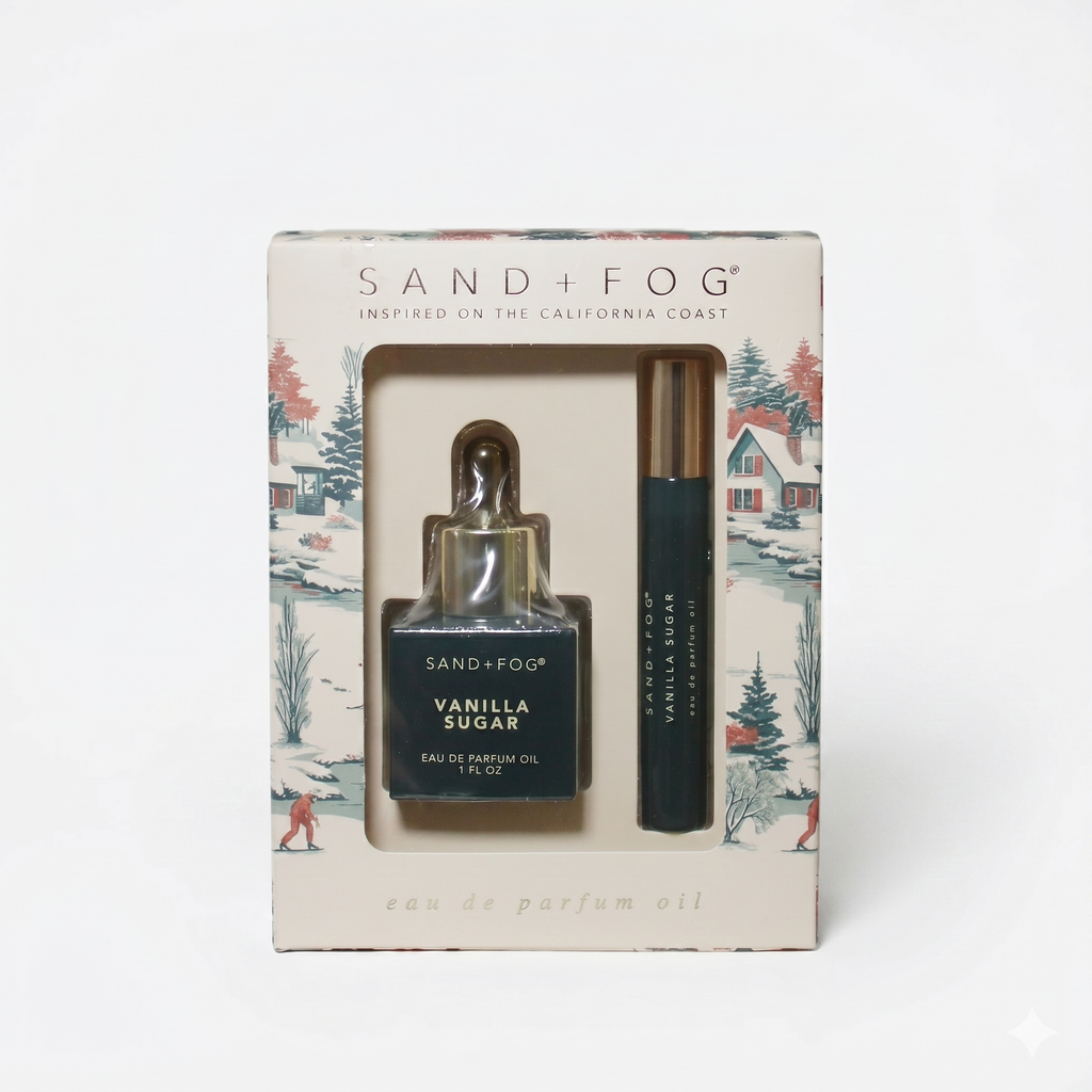 Sand + Fog Vanilla & Amber Eau de Parfum Oil, 1.7oz 50ml, Dropper Bottle