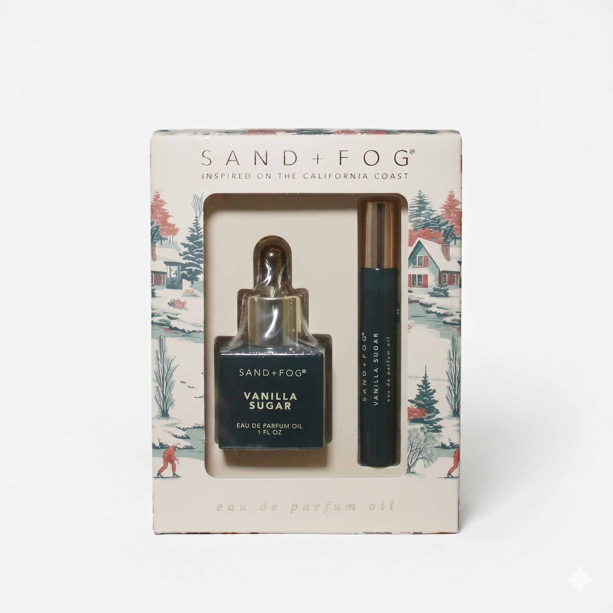 Sand + Fog Vanilla & Amber Eau de Parfum Oil, 1.7oz 50ml, Dropper Bottle