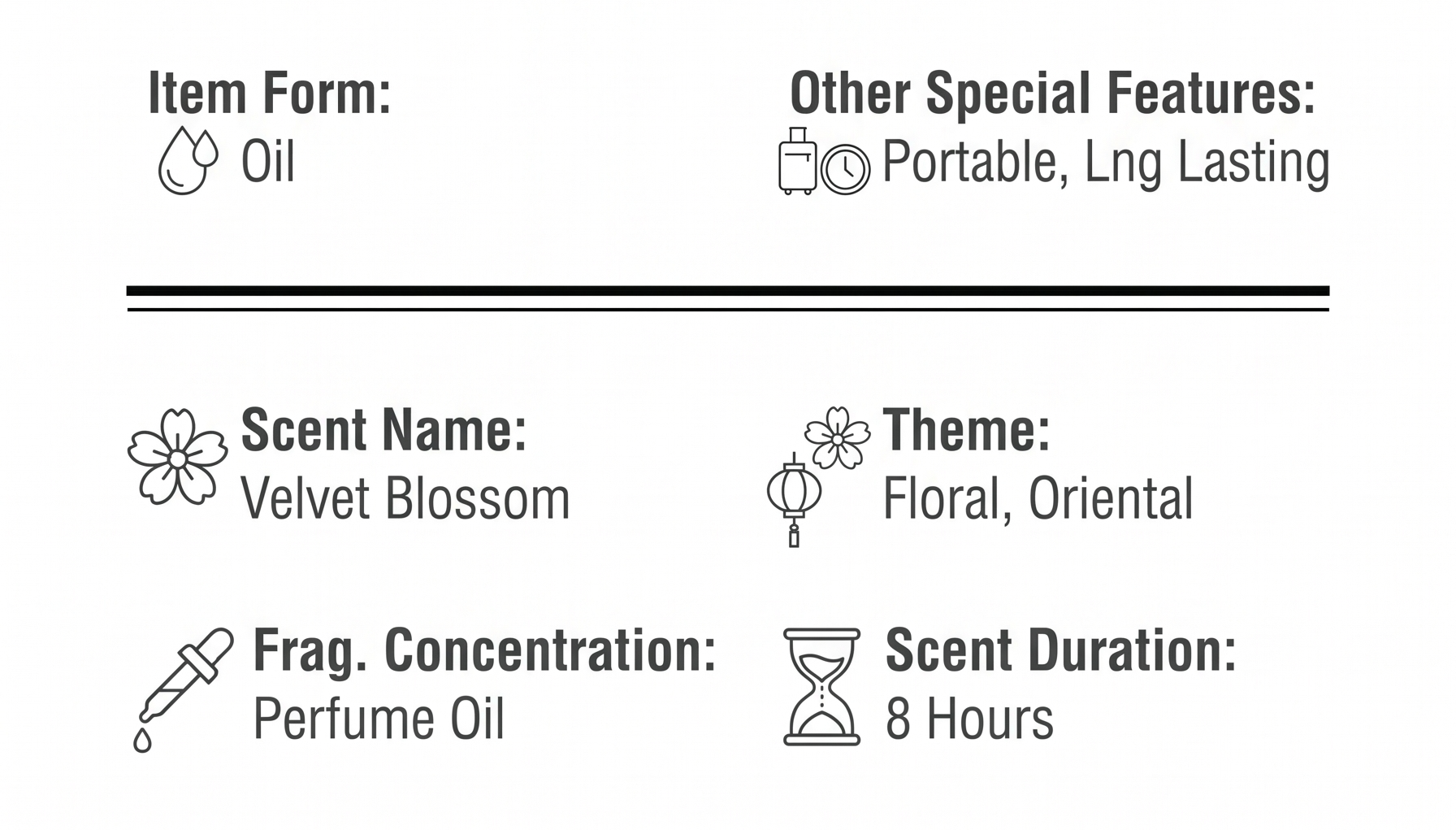 Sand + Fog Velvet Blossom Eau De Parfum Oil, 1.7 FL OZ, Dropper Bottle