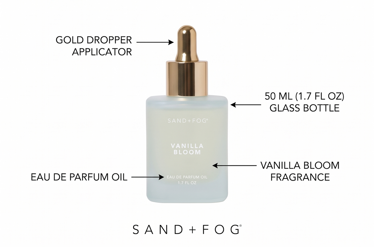 Vanilla Bloom 50 ml Perfume Oil Dropper