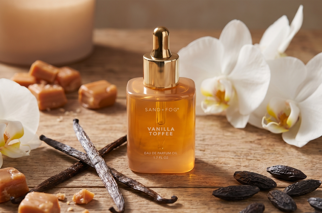 Sand + Fog Vanilla Toffee Eau de Parfum Oil, 1.7 fl oz, Dropper Bottle