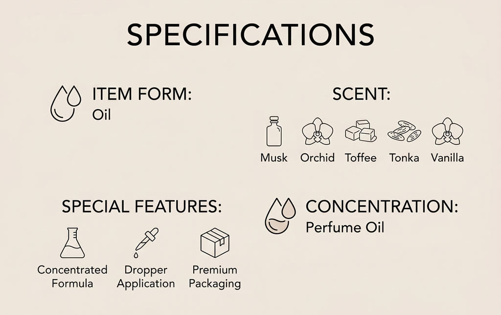 Sand + Fog Vanilla Toffee Eau de Parfum Oil, 1.7 fl oz, Dropper Bottle