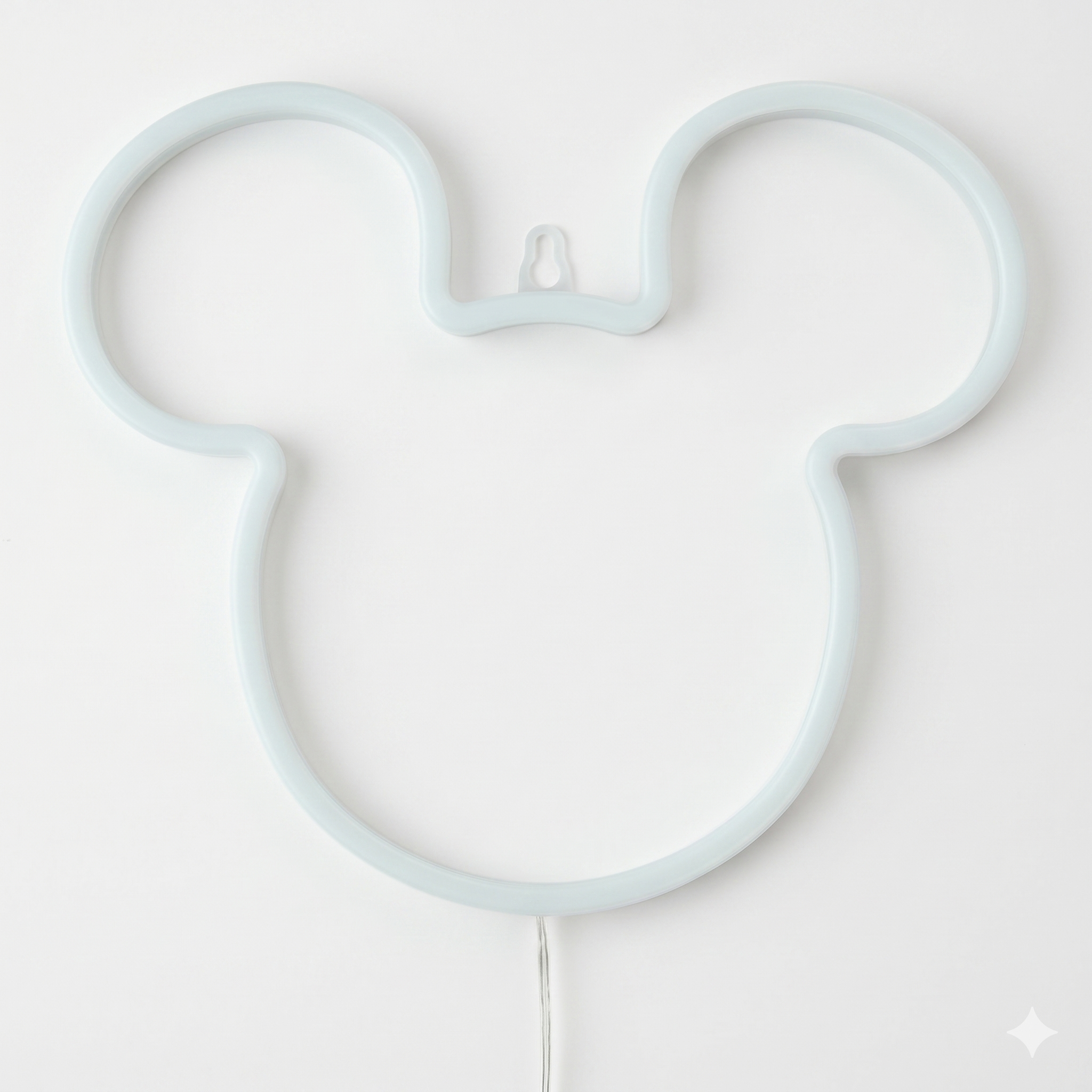 Paladone Disney Mickey Mouse Ears LED Neon Wall Light, Officially Licensed Lamp with Power Cord for Home, Bedroom, Living Space Décor, Pop Culture Gift