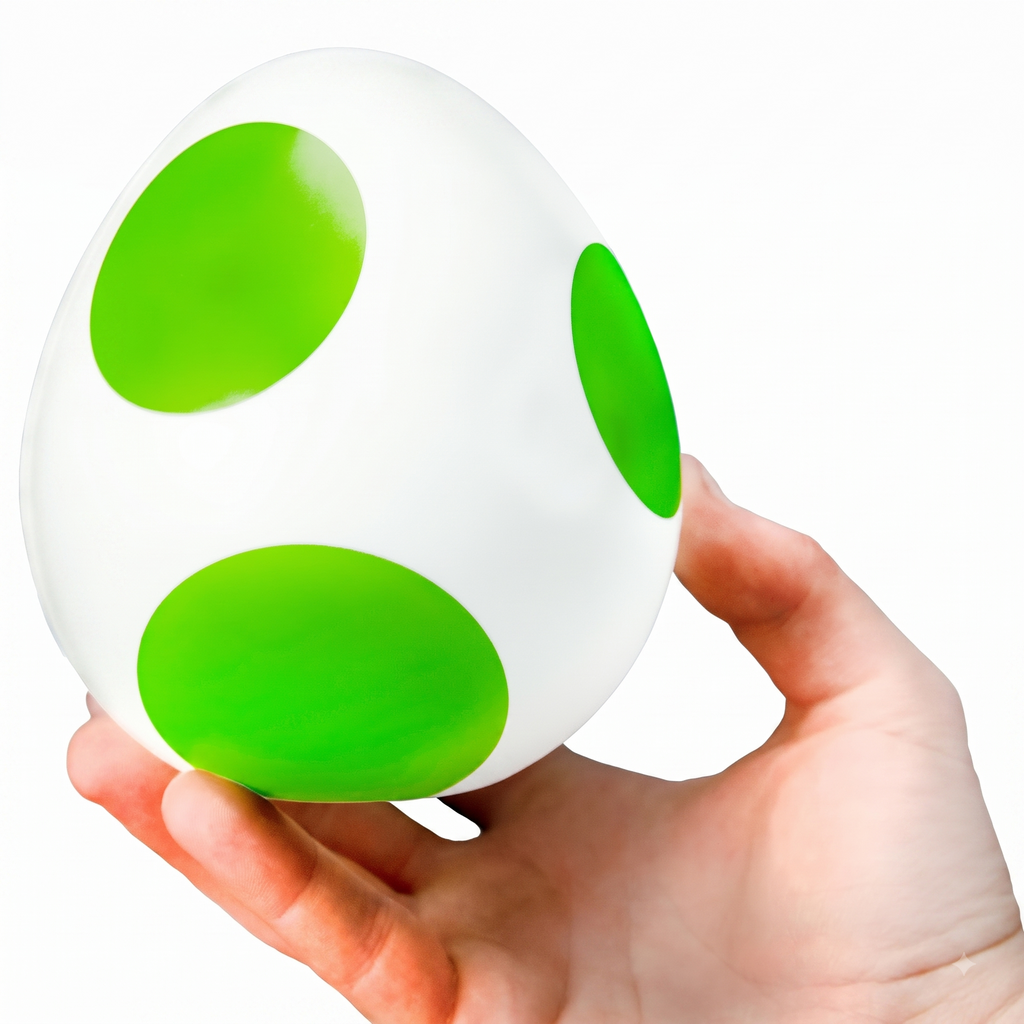 Paladone Super Mario Yoshi Egg Light – Mini LED Desk Lamp, USB Powered, Gaming Room Decor, Official Nintendo Merchandise