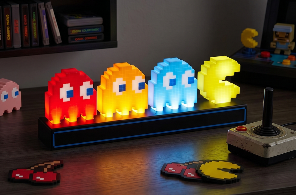 Pac Man and Ghosts Light, Pac Man Collectable Figure Lamp