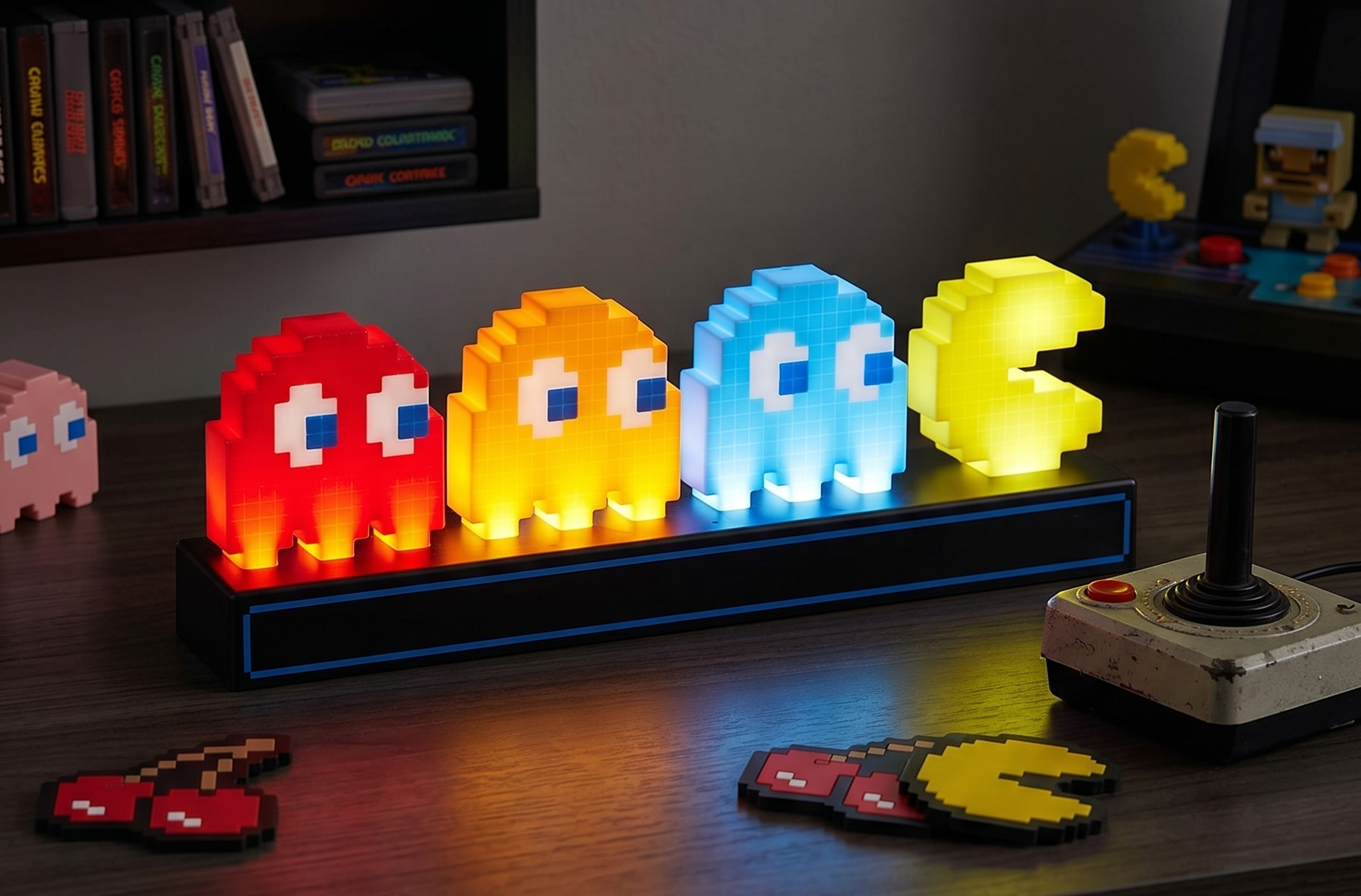 Pac Man and Ghosts Light, Pac Man Collectable Figure Lamp