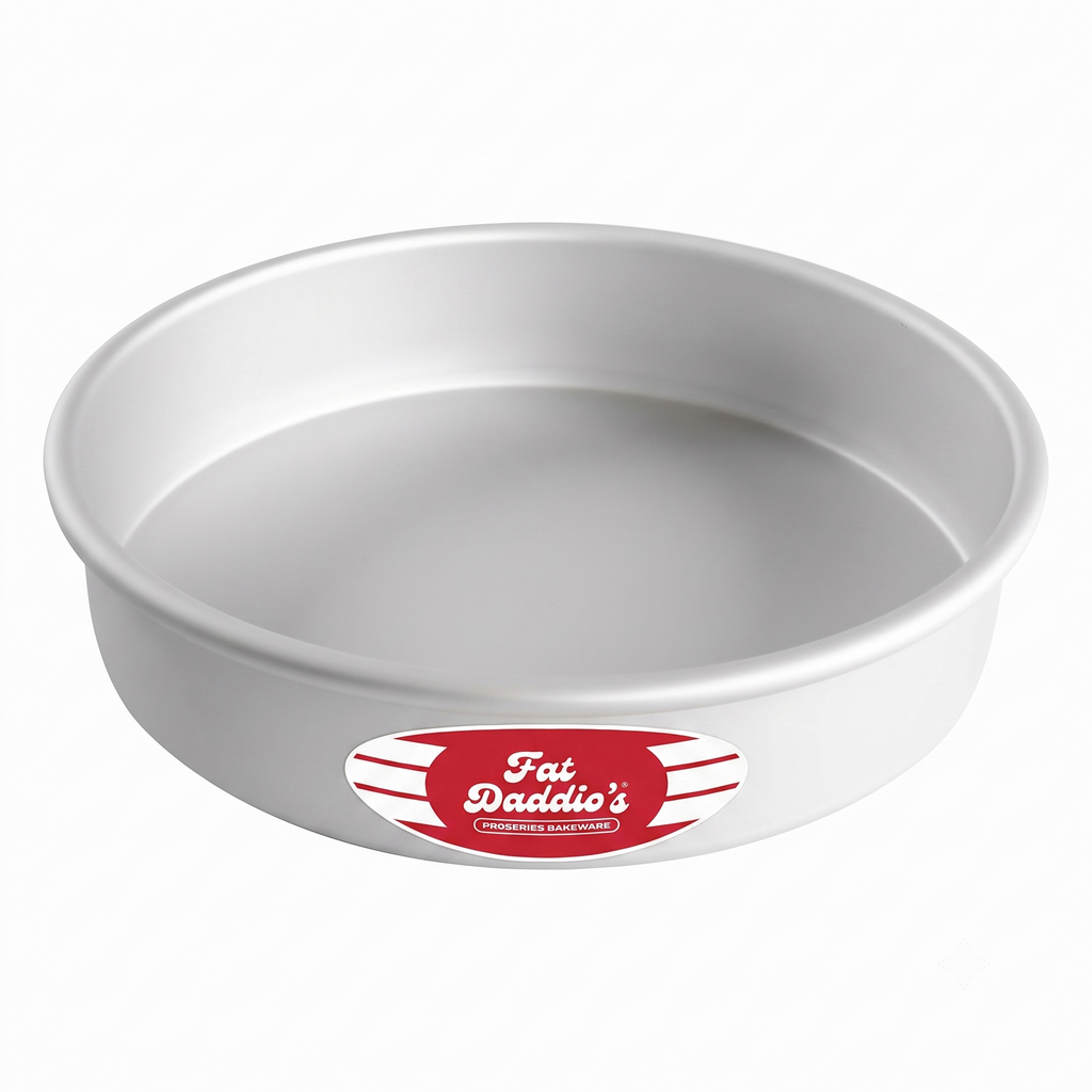 Fat Daddio's Anodized Aluminum Round Cake Pan, 9 x 2 Inch