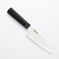Kyocera INNOVATIONwhite 5.5" Ceramic Santoku Knife - White Z212 Blade with Non-Slip Black Handle